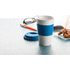 Muki Soft Touch mug with silicone, valkoinen, sininen lisäkuva 2