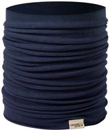 Muunneltava kauluri Omega multi-purpose scarf, tummansininen liikelahja logopainatuksella