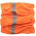 Muunneltava kauluri, heijastavat nauhat Reflex reflective multipurpose scarf, oranssi liikelahja logopainatuksella