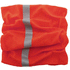 Muunneltava kauluri, heijastavat nauhat Reflex reflective multipurpose scarf, punainen liikelahja logopainatuksella