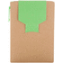 Muunneltava paperinippu Cravis notebook, luonnollinen, vihreä lisäkuva 2