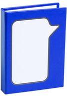 Muunneltava paperinippu Dosan adhesive notepad, sininen liikelahja logopainatuksella