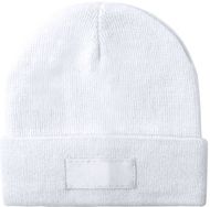 Myssy Holsen winter cap, valkoinen liikelahja logopainatuksella
