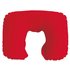 Niskatuki Traveller pillow, punainen liikelahja logopainatuksella