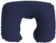 Niskatuki Traveller pillow, sininen liikelahja logopainatuksella