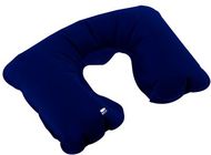 Niskatuki Vildex RPET travel pillow, tummansininen liikelahja logopainatuksella