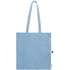 Ostoskassi Biyon cotton shopping bag, sininen liikelahja logopainatuksella