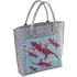 Ostoskassi CreaFelt Shop A custom shopping bag, harmaa liikelahja logopainatuksella