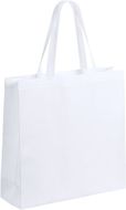 Ostoskassi Decal shopping bag, valkoinen liikelahja logopainatuksella