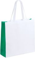 Ostoskassi Decal shopping bag, valkoinen, vihreä liikelahja logopainatuksella
