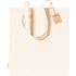 Ostoskassi Fizzy cotton shopping bag, luonnollinen liikelahja logopainatuksella