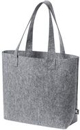 Ostoskassi Flavux RPET shopping bag, harmaa liikelahja logopainatuksella