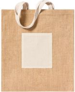 Ostoskassi Flobux shopping bag, luonnollinen liikelahja logopainatuksella
