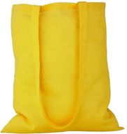 Ostoskassi Geiser cotton shopping bag, keltainen liikelahja logopainatuksella