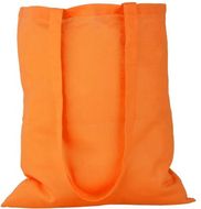 Ostoskassi Geiser cotton shopping bag, oranssi liikelahja logopainatuksella