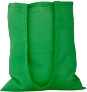 Ostoskassi Geiser cotton shopping bag, vihreä liikelahja logopainatuksella