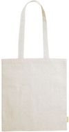 Ostoskassi Graket cotton shopping bag, beige liikelahja logopainatuksella