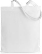 Ostoskassi Jazzin shopping bag, valkoinen liikelahja logopainatuksella