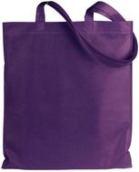 Ostoskassi Jazzin shopping bag, violetti liikelahja logopainatuksella
