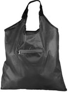 Ostoskassi Kima foldable shopping bag, musta liikelahja logopainatuksella