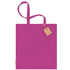 Ostoskassi Klimbou cotton shopping bag, fuksia liikelahja logopainatuksella