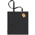 Ostoskassi Klimbou cotton shopping bag, musta liikelahja logopainatuksella