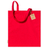 Ostoskassi Klimbou cotton shopping bag, punainen lisäkuva 2