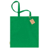 Ostoskassi Klimbou cotton shopping bag, vihreä liikelahja logopainatuksella