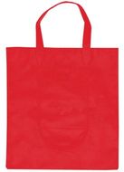 Ostoskassi Konsum foldable shopping bag, punainen liikelahja logopainatuksella