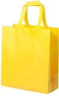 Ostoskassi Kustal shopping bag, keltainen liikelahja logopainatuksella
