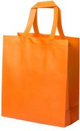Ostoskassi Kustal shopping bag, oranssi liikelahja logopainatuksella