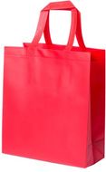 Ostoskassi Kustal shopping bag, punainen liikelahja logopainatuksella