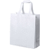 Ostoskassi Kustal shopping bag, valkoinen liikelahja logopainatuksella