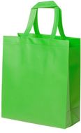 Ostoskassi Kustal shopping bag, vihreä liikelahja logopainatuksella