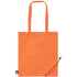 Ostoskassi Lulu foldable RPET shopping bag, oranssi liikelahja logopainatuksella