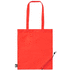 Ostoskassi Lulu foldable RPET shopping bag, punainen liikelahja logopainatuksella