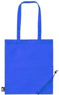 Ostoskassi Lulu foldable RPET shopping bag, sininen liikelahja logopainatuksella