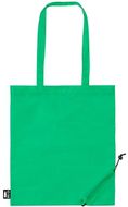 Ostoskassi Lulu foldable RPET shopping bag, vihreä liikelahja logopainatuksella