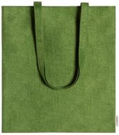 Ostoskassi Misix hemp shopping bag, vihreä liikelahja logopainatuksella