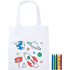 Ostoskassi Mosby colouring shopping bag, valkoinen lisäkuva 1