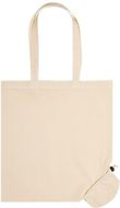 Ostoskassi Nepax foldable shopping bag, valkoinen liikelahja logopainatuksella
