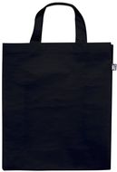 Ostoskassi Okada RPET shopping bag, musta liikelahja logopainatuksella