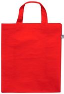 Ostoskassi Okada RPET shopping bag, punainen liikelahja logopainatuksella