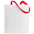 Ostoskassi Rambla shopping bag, valkoinen, punainen lisäkuva 1