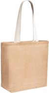 Ostoskassi Ramet shopping bag, valkoinen, luonnollinen liikelahja logopainatuksella