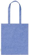 Ostoskassi Rassel cotton shopping bag, sininen liikelahja logopainatuksella