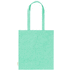 Ostoskassi Rassel cotton shopping bag, vihreä liikelahja logopainatuksella