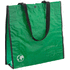 Ostoskassi Recycle shopping bag, musta, vihreä liikelahja logopainatuksella