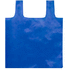 Ostoskassi Restun foldable RPET shopping bag, sininen liikelahja logopainatuksella