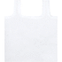 Ostoskassi Restun foldable RPET shopping bag, valkoinen liikelahja logopainatuksella